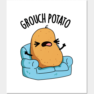 Grouch Potato Funny Veggie Puns Posters and Art